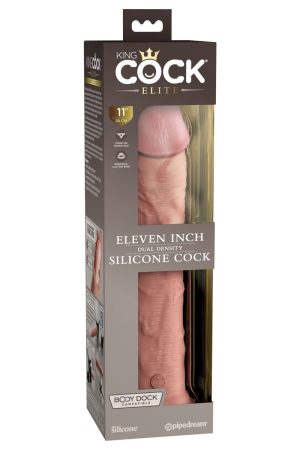 KING COCK ELITE 11 IN DUAL DENSITY LIGHT
