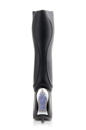 PDX EXTREME VIBRATING ROTO TEAZER BLACK