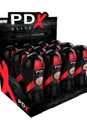 Pdx Elite Vibrating Stroker 12Pc Display