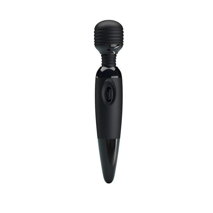 PRETTY LOVE POWER WAND-BLACK SILICONE VIBRATOR - Image 2