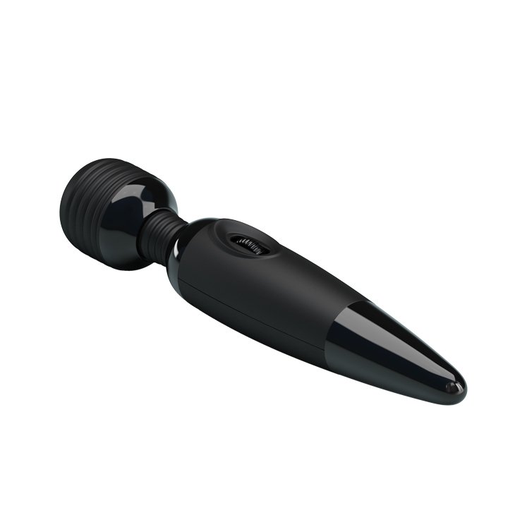 PRETTY LOVE POWER WAND-BLACK SILICONE VIBRATOR - Image 3