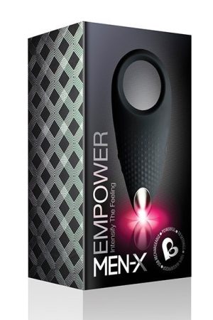 Rocks Off Men-x Empower Couples Stimulator - Black