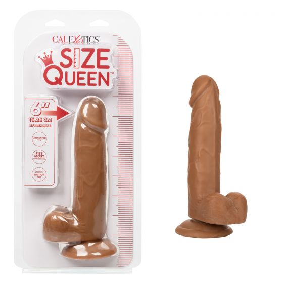 Size Queen 6In Brown