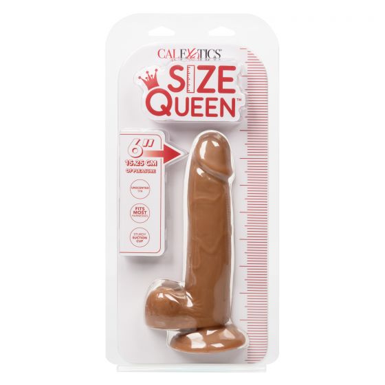 Size Queen 6In Brown - Image 3