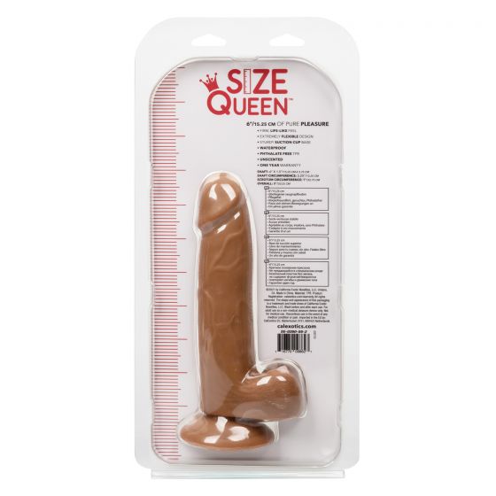 Size Queen 6In Brown - Image 4