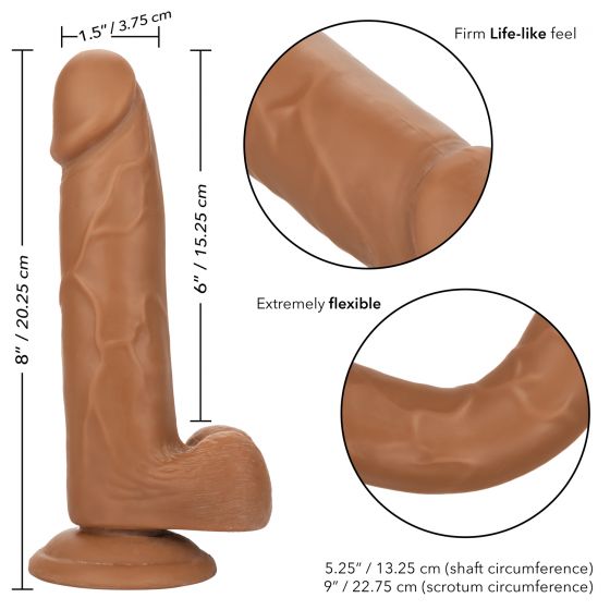 Size Queen 6In Brown - Image 5