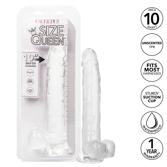 Size Queen 10In Clear - Image 6