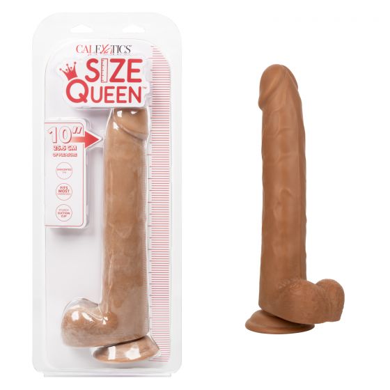 Size Queen 10In Brown