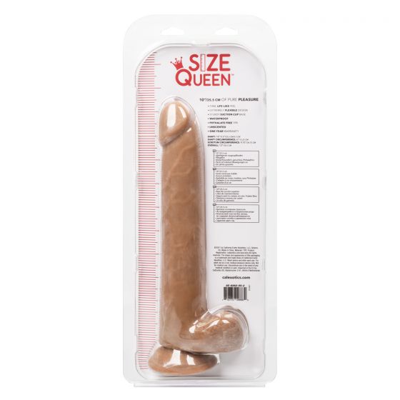 Size Queen 10In Brown - Image 4