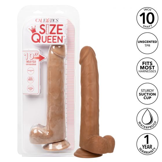 Size Queen 10In Brown - Image 6