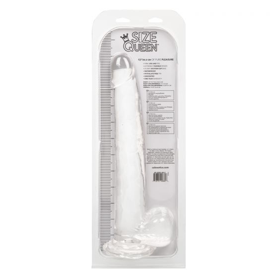 Size Queen 12In Clear - Image 4