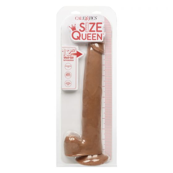 Size Queen 12In Brown - Image 3