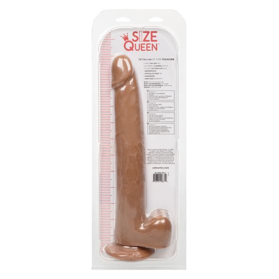 Size Queen 12In Brown - Image 4