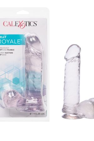 DONG W/ SUCTION CUP CLEAR 6IN