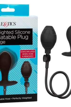Weighted Silicone Inflatable Plug Large