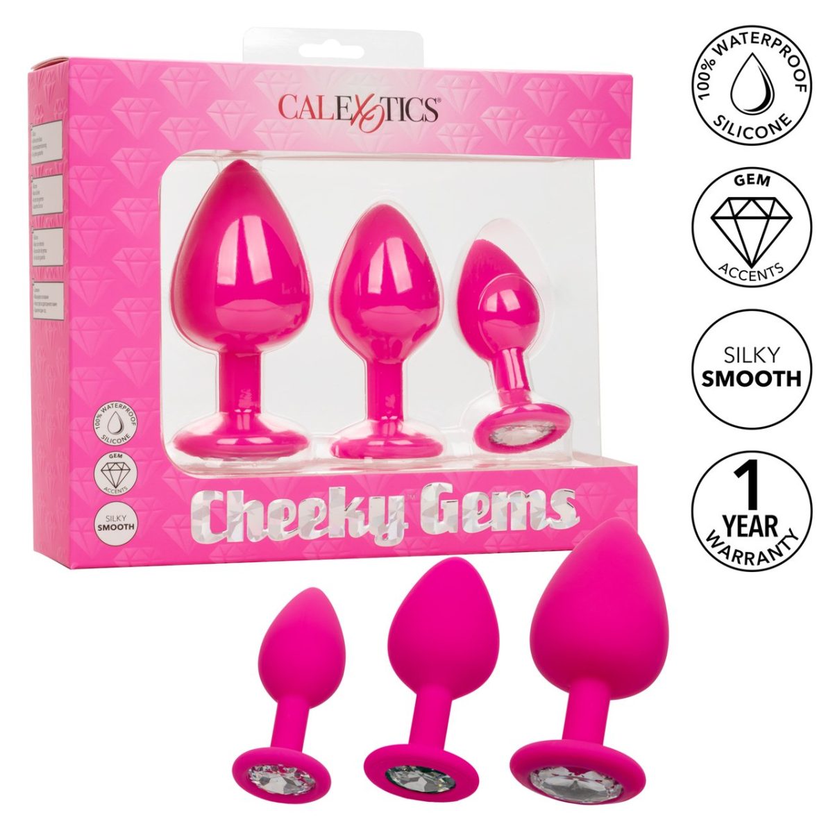 Cheeky Gems 3Pc Set Pink - Image 5