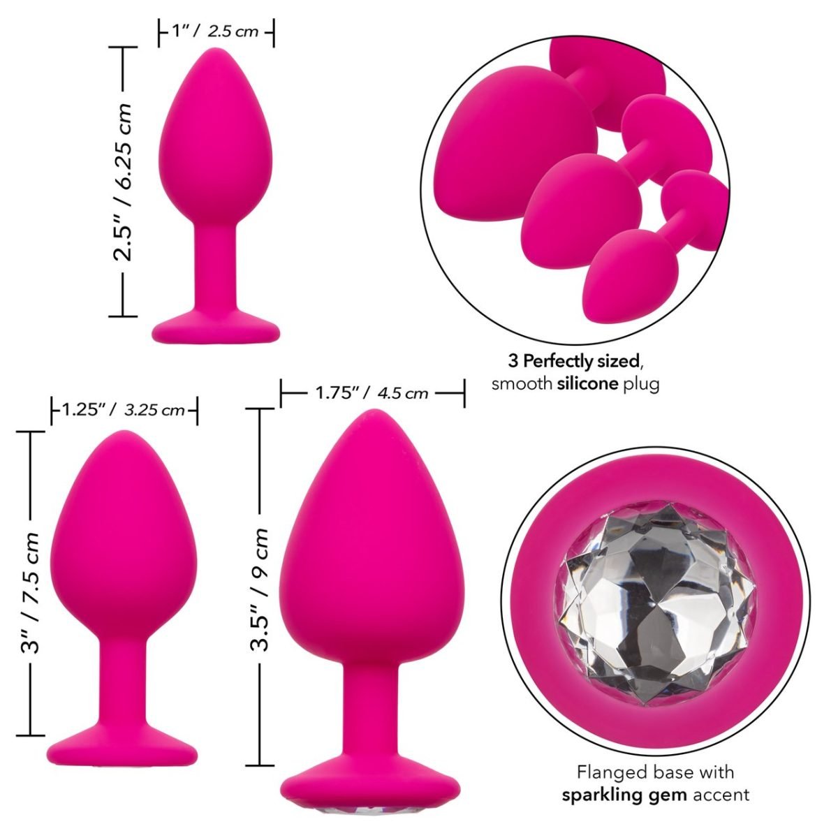 Cheeky Gems 3Pc Set Pink - Image 6