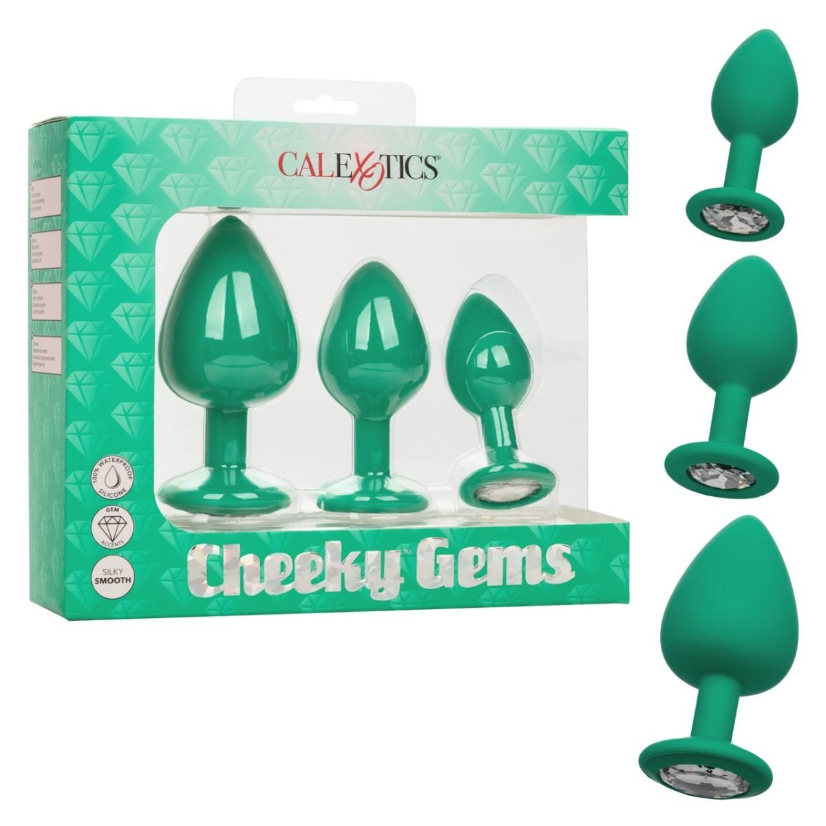 Cheeky Gems 3Pc Set Green