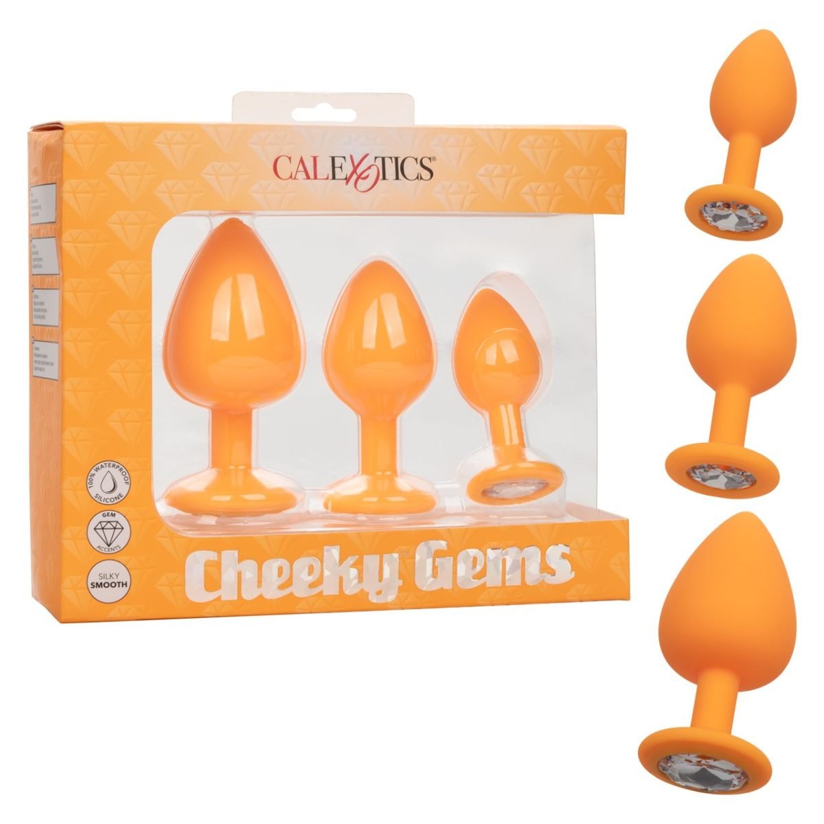 Cheeky Gems 3Pc Set Orange