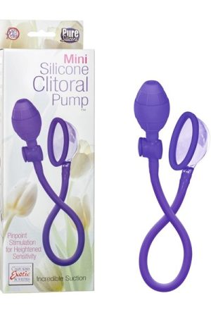 MINI SILICONE CLITORAL PUMP PURPLE