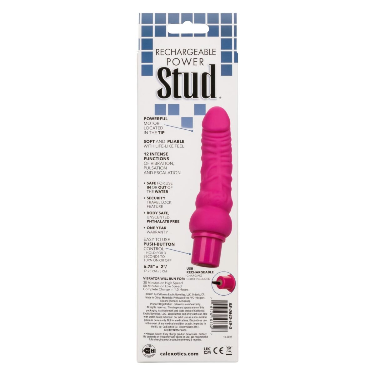 Rechargeable Power Stud Curvy Pink - Image 5