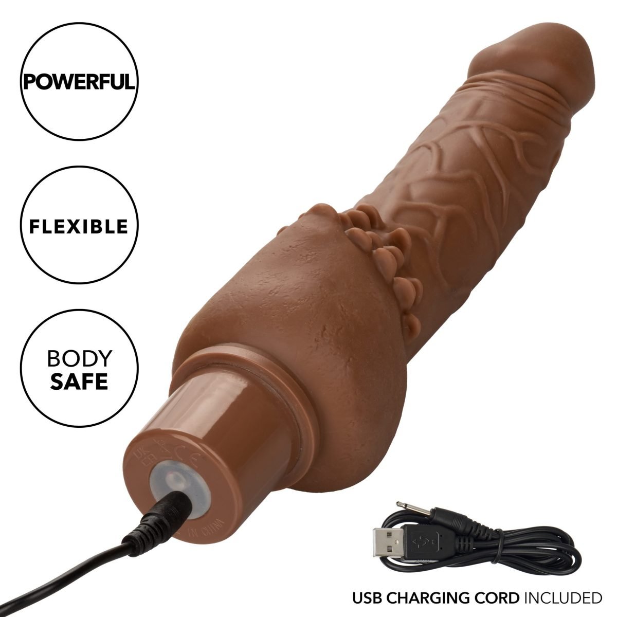 Rechargeable Power Stud Cliterrific Brown - Image 4