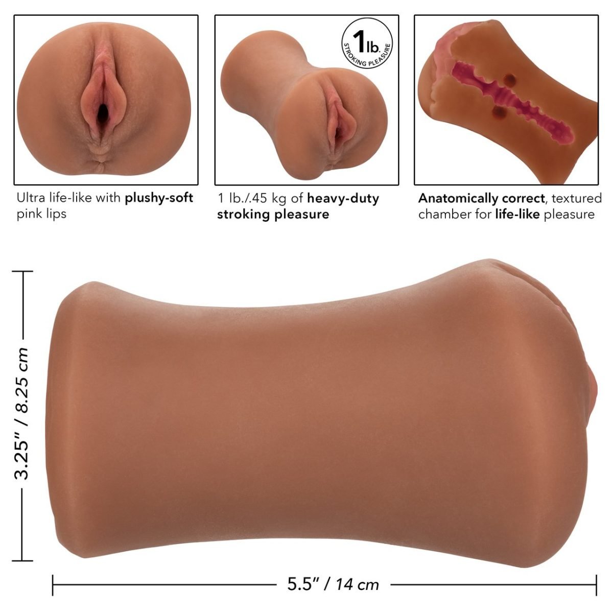 Stroke It Tight Pussy Brown - Image 5