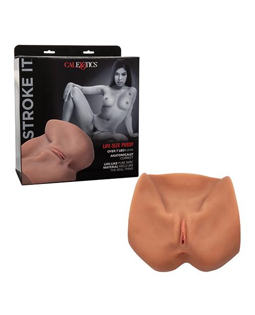 Stroke It Life-Size Pussy Brown