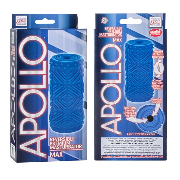 APOLLO REVERSIBLE MASTURBATOR MAX BLUE - Image 3