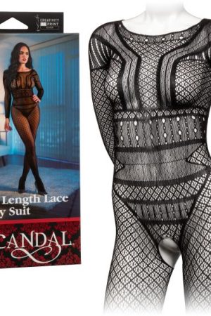 Scandal Full Length Lace Body Suit