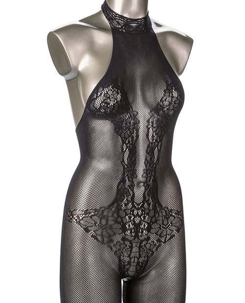 Scandal Plus Size Halter Lace Body Suit - Image 2