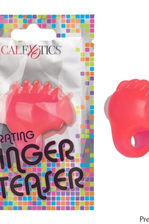 Foil Pack Vibrating Finger Teaser Pink 24Pk