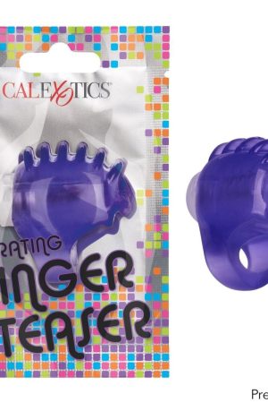 Foil Pack Vibrating Finger Teaser Purple 24Pk