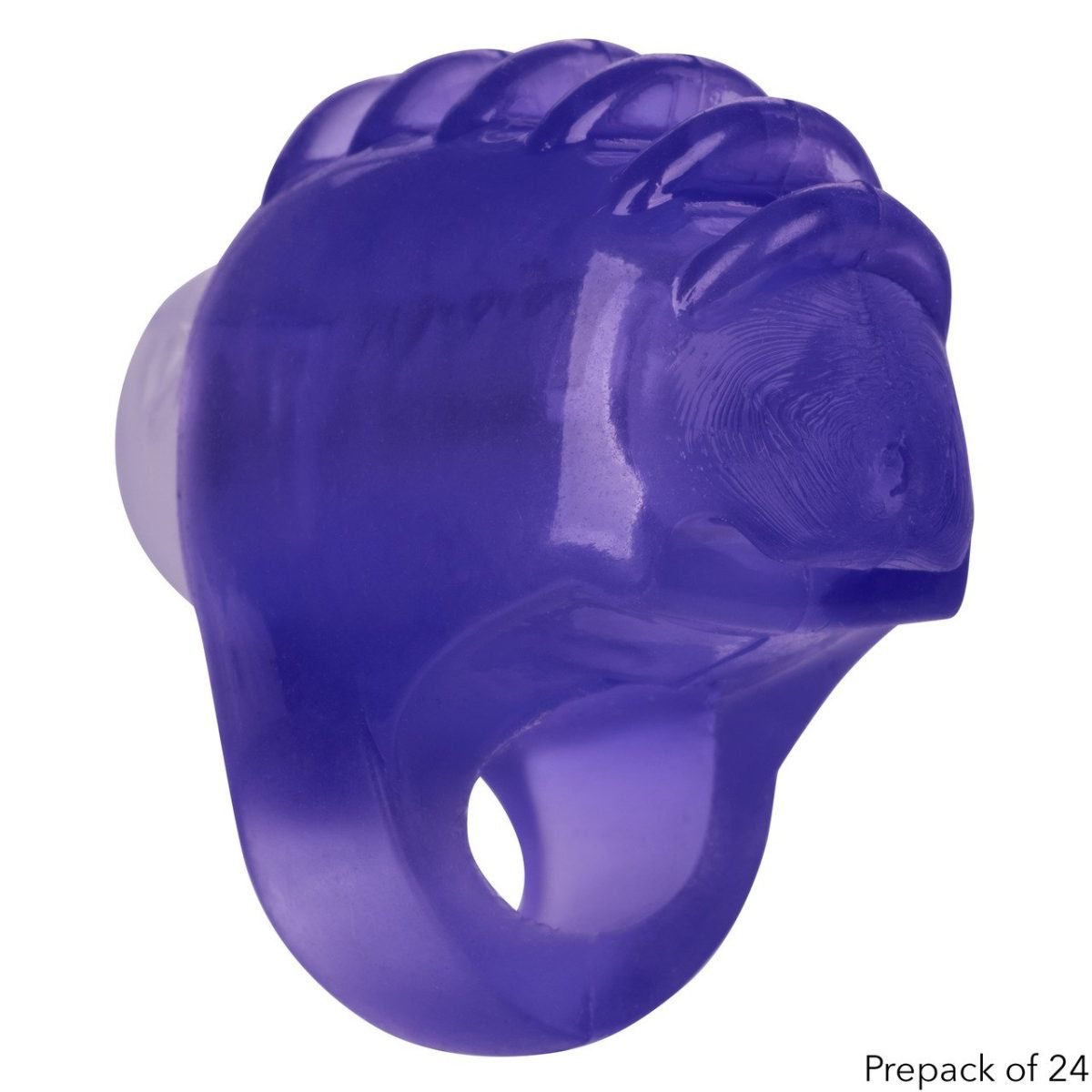 Foil Pack Vibrating Finger Teaser Purple 24Pk - Image 2