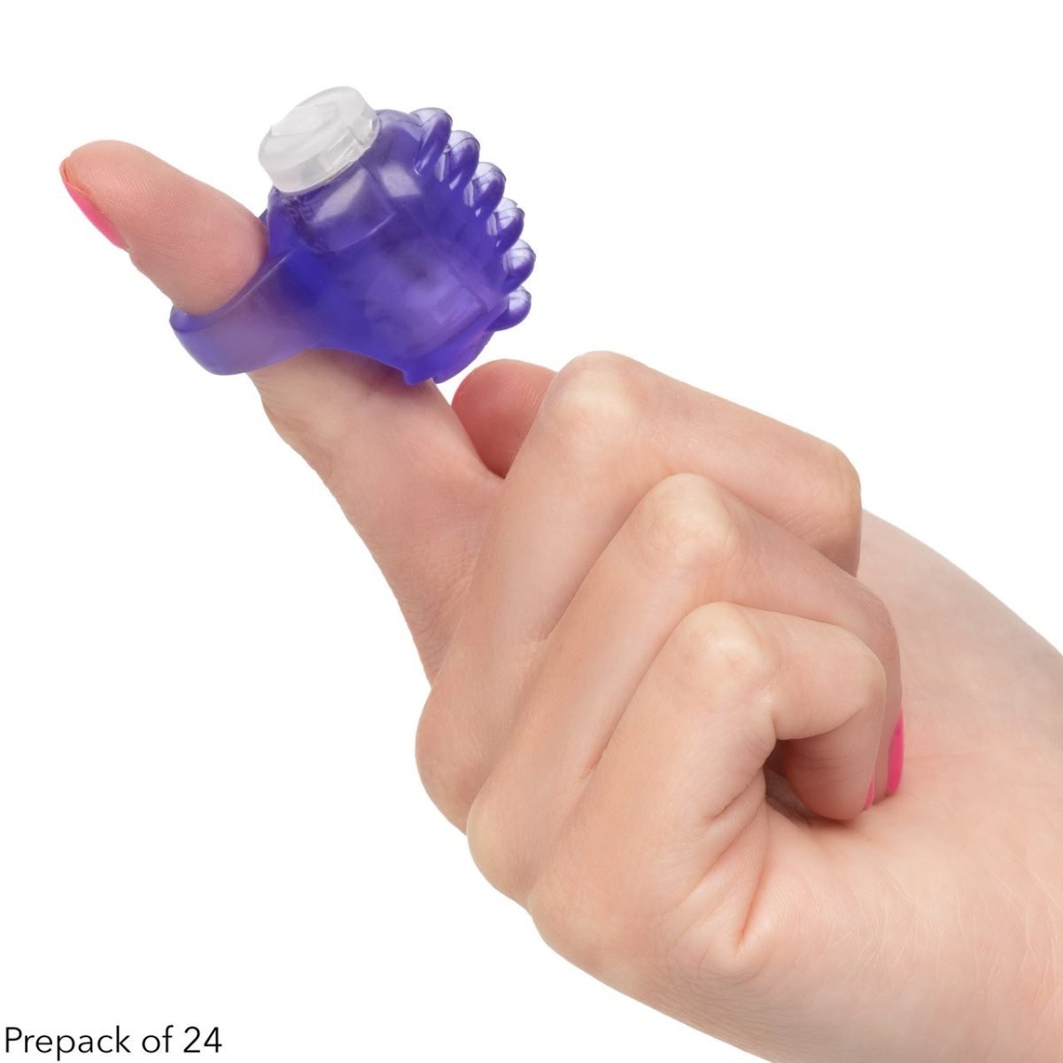Foil Pack Vibrating Finger Teaser Purple 24Pk - Image 5