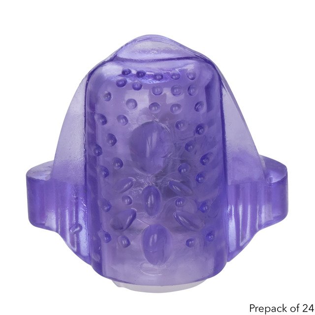 Foil Pack Vibrating Tongue Teaser Purple 24Pk - Image 2