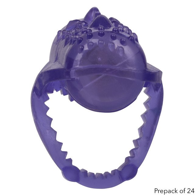 Foil Pack Vibrating Tongue Teaser Purple 24Pk - Image 6