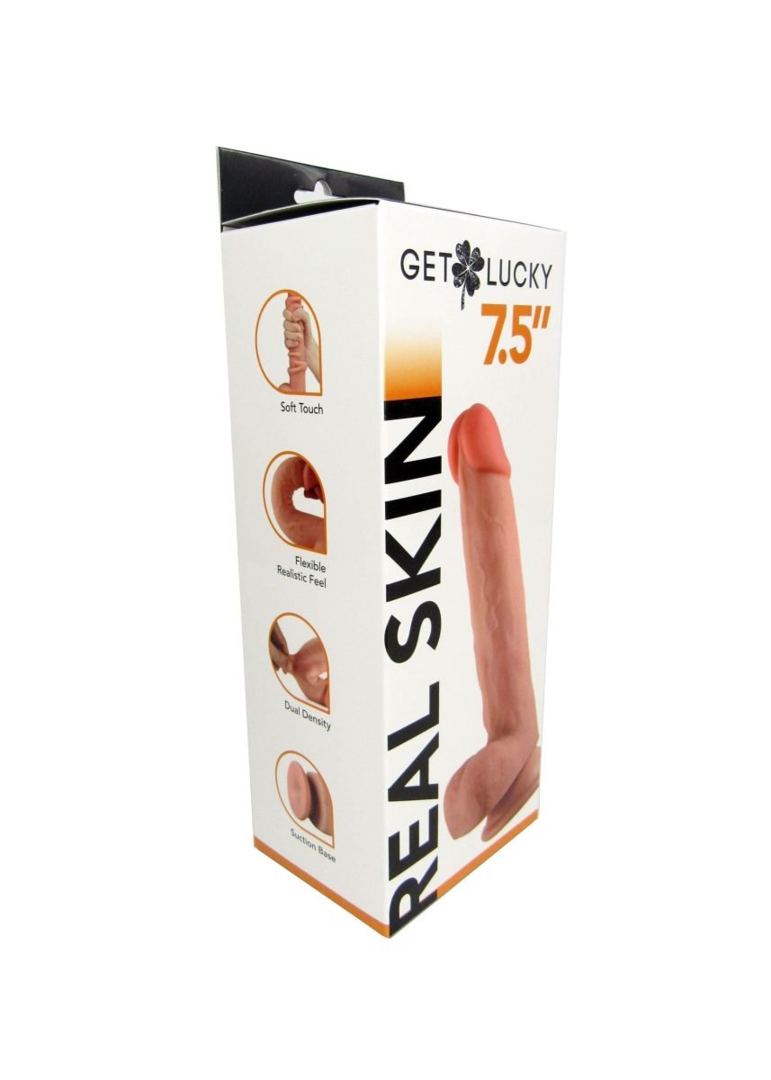 Shibari Get Lucky 7.5 Real Skin Light Brown " - Image 2