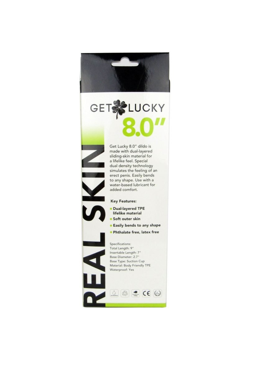 Shibari Get Lucky 8 Real Skin Dark Brown " - Image 3