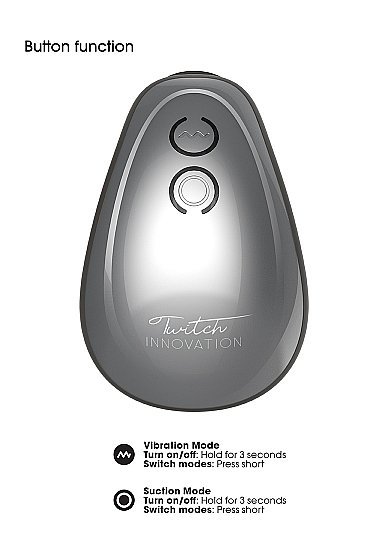 TWITCH HANDS FREE SUCTION & VIBRATION TOY SILVER - Image 9