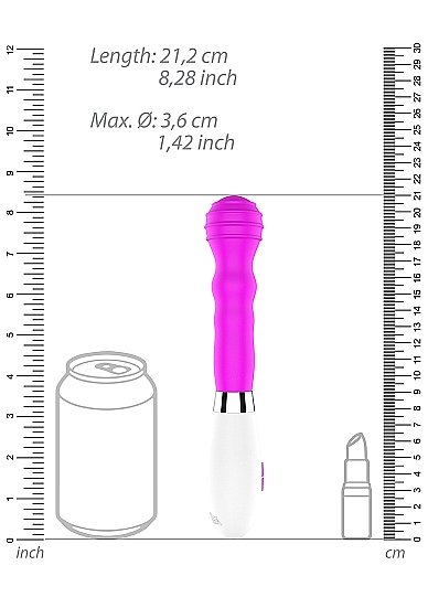 Alida Ultra Soft Silicone 10 Speeds Fuchsia - Image 3