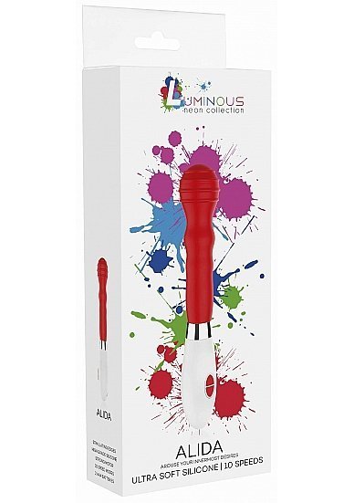 Alida Ultra Soft Silicone 10 Speeds Red - Image 2
