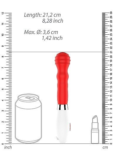 Alida Ultra Soft Silicone 10 Speeds Red - Image 3
