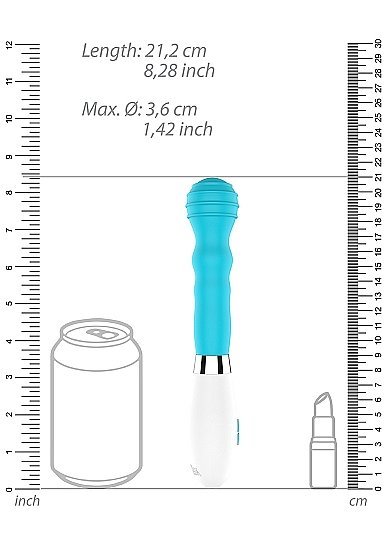 Alida Ultra Soft Silicone 10 Speeds Turquoise - Image 3