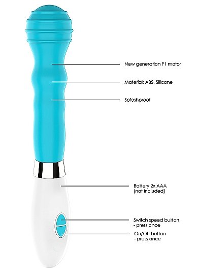 Alida Ultra Soft Silicone 10 Speeds Turquoise - Image 7