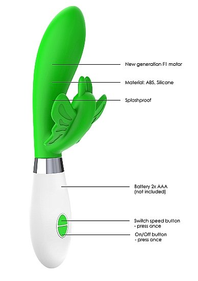 Alexios Ultra Soft Silicone 10 Speeds Green - Image 7