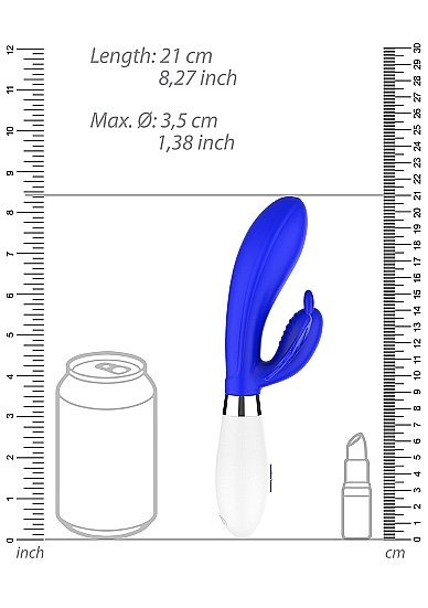 Alexios Ultra Soft Silicone 10 Speeds Royal Blue - Image 3