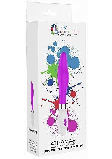 Athamas Ultra Soft Silicone 10 Speeds Fuchsia - Image 2