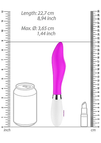 Athamas Ultra Soft Silicone 10 Speeds Fuchsia - Image 3