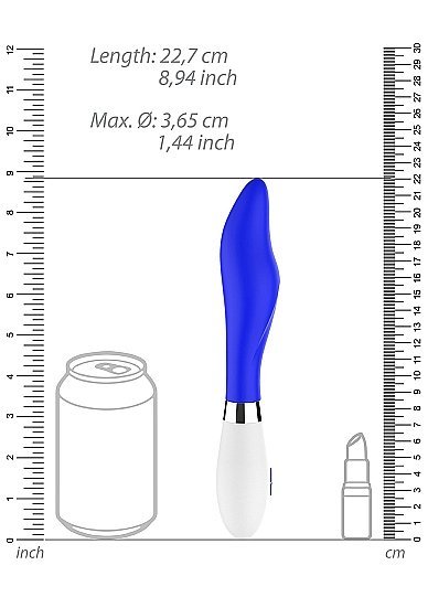 Athamas Ultra Soft Silicone 10 Speeds Royal Blue - Image 3